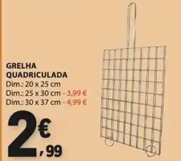 E.Leclerc Grelha quadriculada promoção