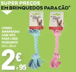 E.Leclerc Corda amarrada/ com nós para caes pequenos dim.: 20cm promoção
