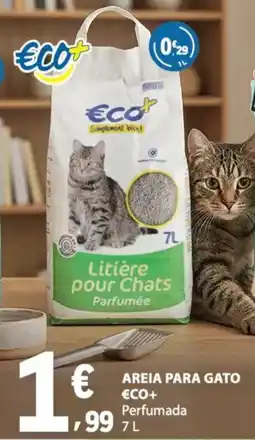 E.Leclerc Areia para gato €co+ promoção
