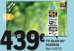 E.Leclerc Tv qled 65" hisense promoção