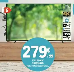 E.Leclerc Tv led 43" samsung promoção