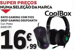 E.Leclerc Rato gaming com fios deep gaming deepdarth promoção