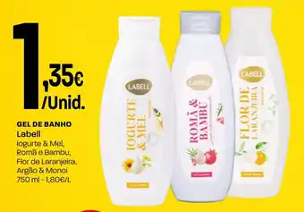 Intermarché Gel de banho Labell promoção