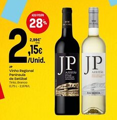 Intermarché JP Vinho Regional Península de Setúbal promoção