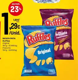Intermarché Batata frita ruffles promoção