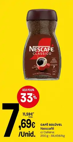Intermarché Café solúvel nescafé c/ cafeína promoção
