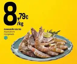 Intermarché Camarão 20/30 aquicultura congelado promoção
