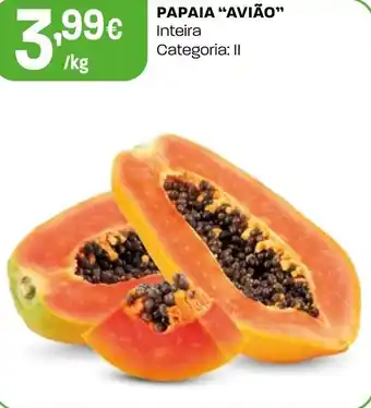 Intermarché Papaia "avião" promoção