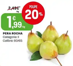 Intermarché Pera rocha promoção