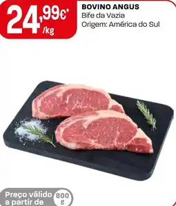 Intermarché Bovino angus Bife da Vazia promoção