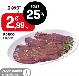 Intermarché Porco fígado promoção