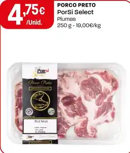 Intermarché Porco preto porsi select promoção