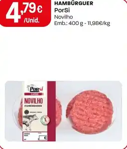 Intermarché Hamburguer porsi novilho promoção