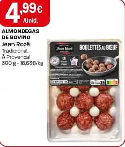 Intermarché Almondegas de bovino jean rozé promoção