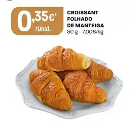 Intermarché Croissant folhado de manteiga promoção