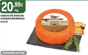 Intermarché Queijo de ovelha curado/barrado PorSi promoção