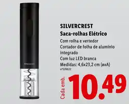 Lidl SILVERCREST Saca-rolhas Elétrico promoção