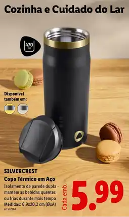 Lidl SILVERCREST Copo Térmico em Aço promoção