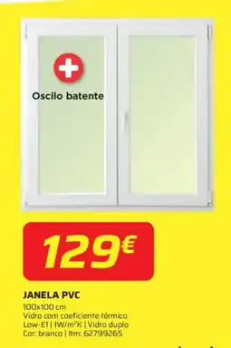 Bricomarché Janela pvc 100x100 cm promoção