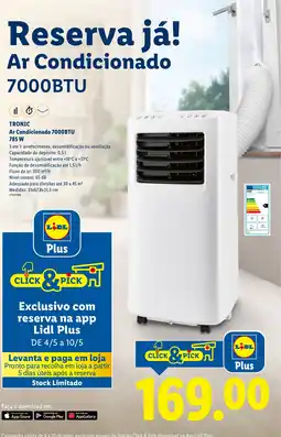 Lidl TRONIC Ar Condicionado 7000BTU promoção