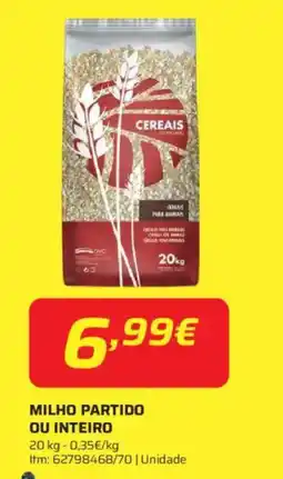 Bricomarché Milho partido ou inteiro promoção