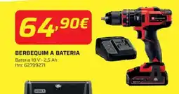 Bricomarché Berbequim a bateria promoção