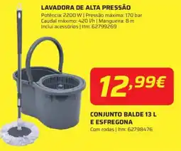 Bricomarché Conjunto balde e esfregona promoção