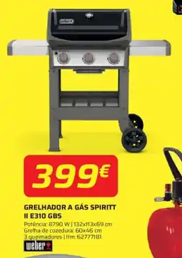 Bricomarché Grelhador a gás spiritt II E310 GBS promoção