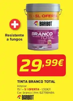 Bricomarché Tinta branco total promoção