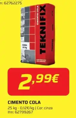 Bricomarché Cimento cola promoção