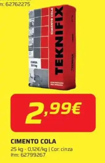 Bricomarché Cimento cola promoção