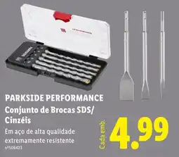 Lidl PARKSIDE PERFORMANCE Conjunto de Brocas SDS/ Cinzéis promoção