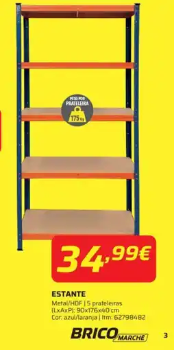 Bricomarché Estante promoção