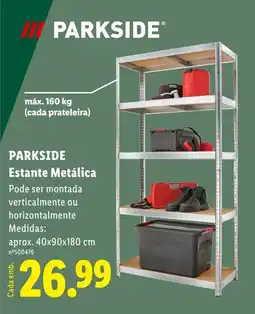 Lidl PARKSIDE Estante Metálica promoção