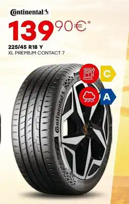 Roady Continental 225/45 R18 Y XL Premium Contact 7 promoção