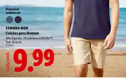 Lidl ESMARA MEN Calções para Homem promoção