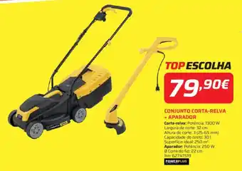 Bricomarché Conjunto corta-relva + aparador promoção
