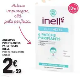 E.Leclerc Adesivos purificantes para rosto inell promoção