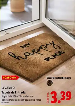 Lidl LIVARNO Tapete de Entrada promoção