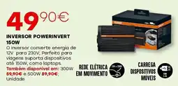 Roady Inversor powerinvert 150w promoção