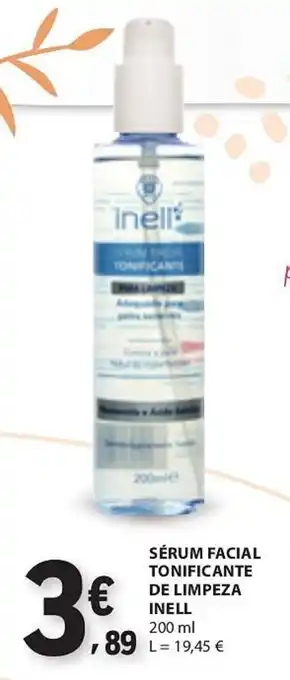 Sérum facial tonificante de limpeza inell