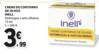 Creme de contorno de olhos inell