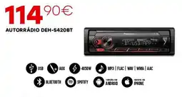 Roady Autorrádio DEH-S420BT promoção