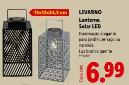 Lidl LIVARNO Lanterna Solar LED promoção