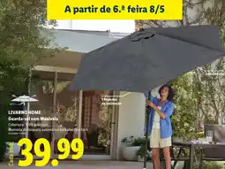 Lidl LIVARNO HOME Guarda-sol com Manivela promoção