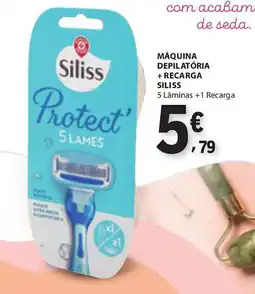 E.Leclerc Máquina depilatória + recarga siliss promoção