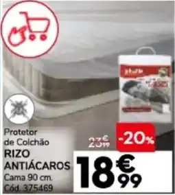 Conforama Protetor de Colchão RIZO ANTIÁCAROS Cama 90 cm. promoção