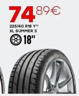 Roady 225/40 R18 Y XL Summer 3 18" promoção
