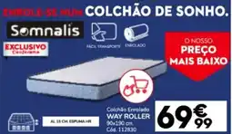 Conforama Colchão Enrolado WAY ROLLER 90x190 cm. promoção