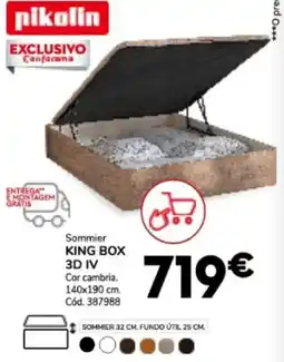 Conforama Sommier KING BOX 3D IV promoção